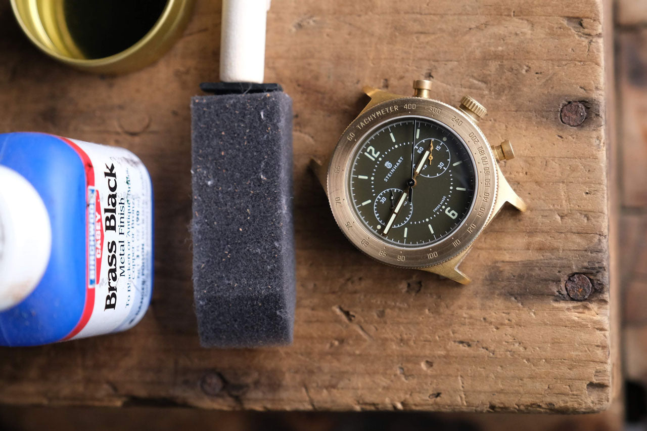 Forcing Patina on Solid Brass Everyday Carry