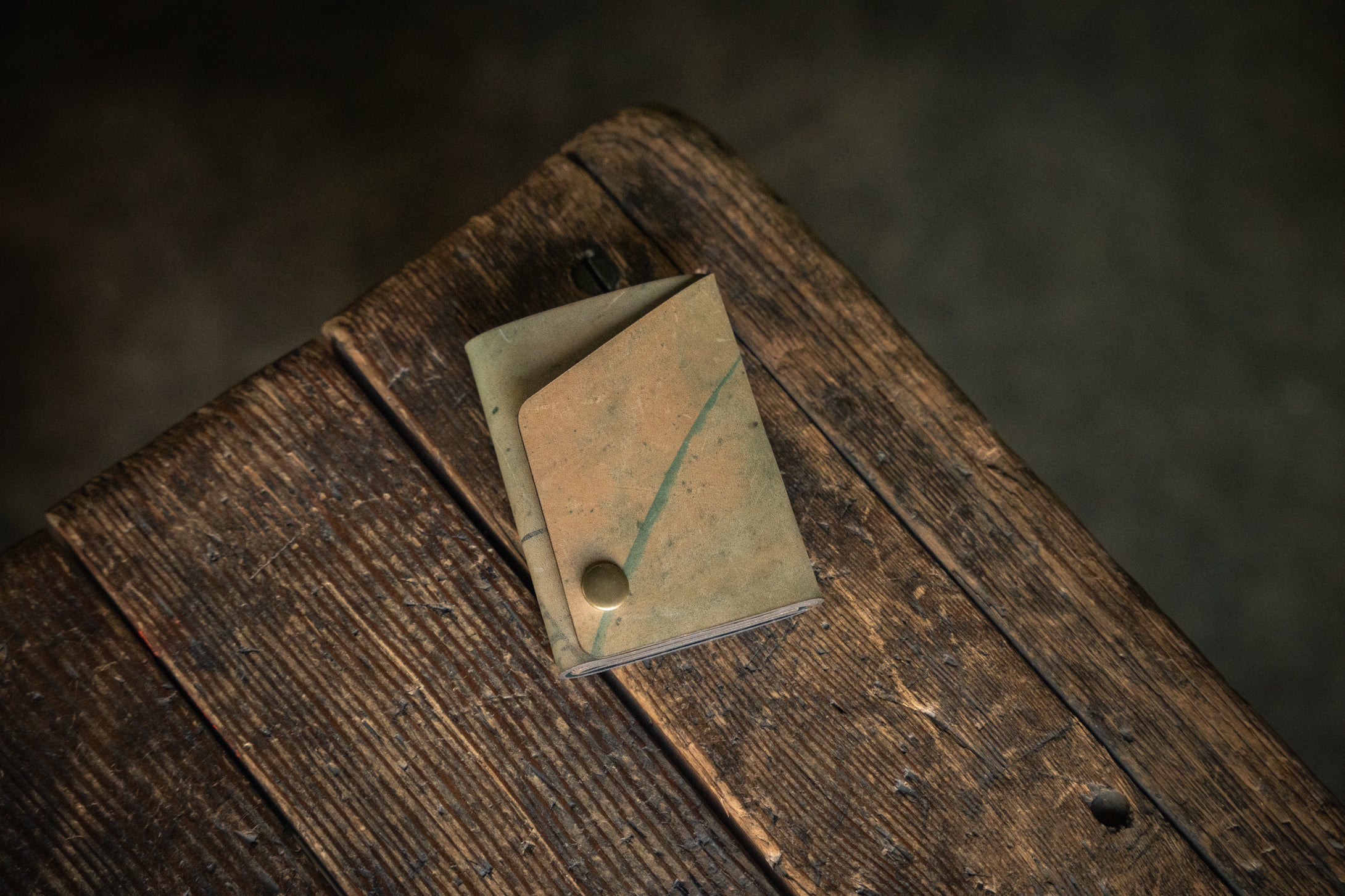 Rollout Wallet Horween Shell Cordovan, minimal handmade leather