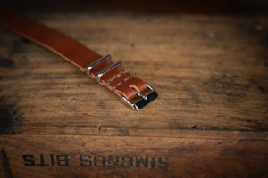 ZULU Leather Watch Strap Brown
