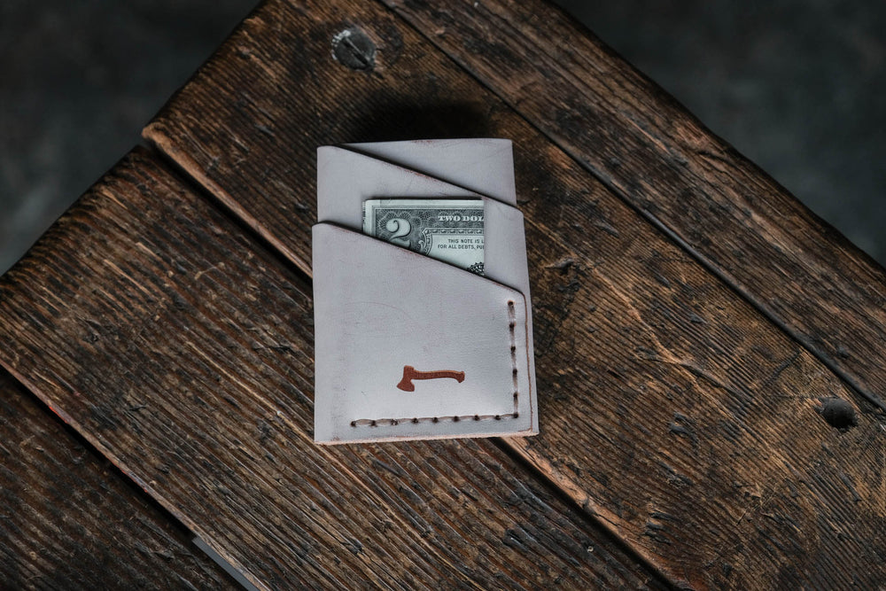 Port Wallet by Craft and Lore handmade from Ghost Whiskey leather