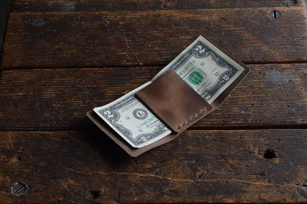 Creasy Cash Fold Wallet, Minimal Leather Cash Holder – Craft and Lore