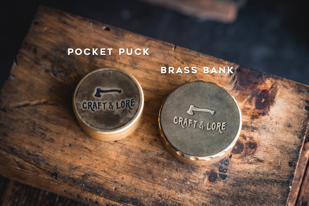 Brass Bank Storage Container Stash Box magnetic patina quality USA precision made durable rugged unique