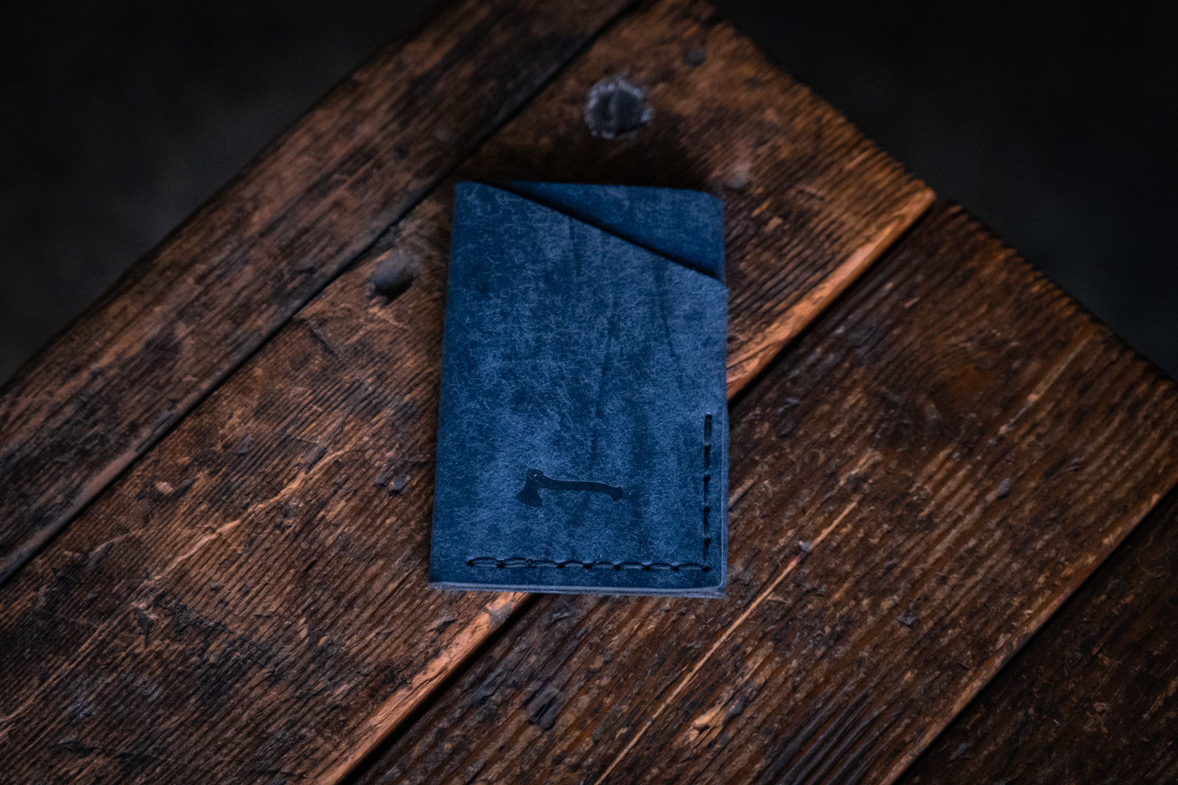 小物 HUMAN MADE Leather Wallet Navy edited-limited-pueblo-violet-