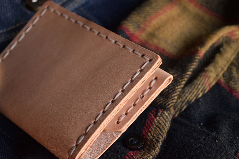 Handmade Leather Insider Wallet Quality Heirloom Craft and Lore