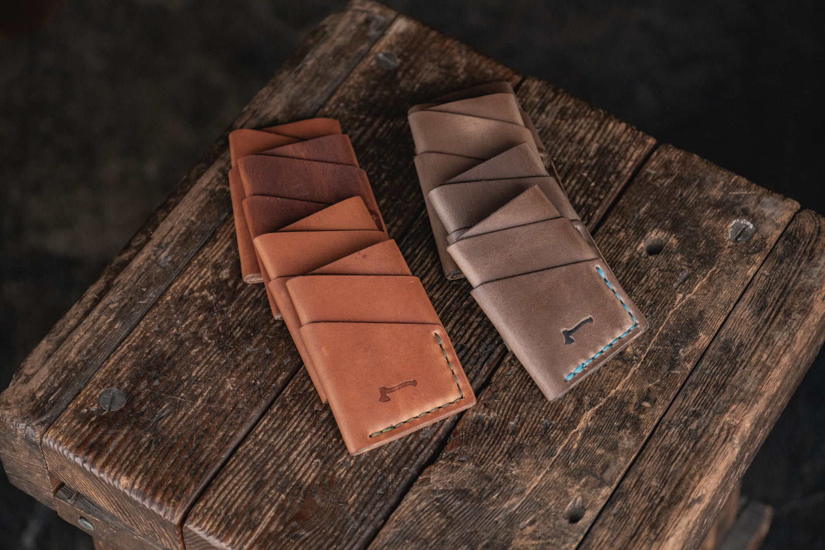 Port Wallet in Horween Chromexcel and Dublin, Minimal