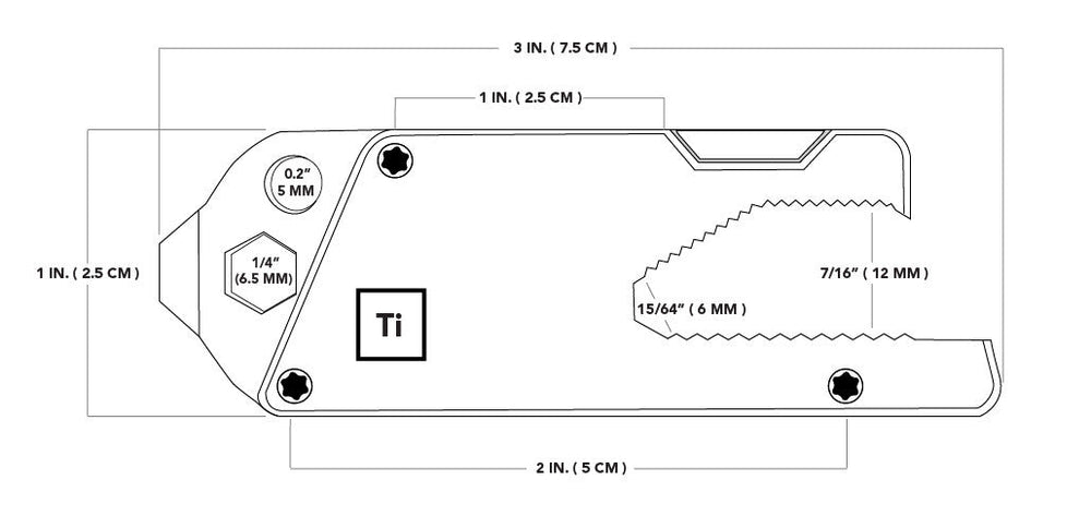 Titanium Pocket Tool