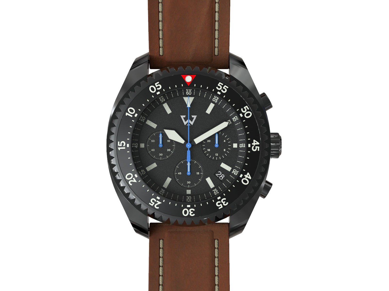 CHRONOS - Carbon - Chronograph Watch – Craft and Lore