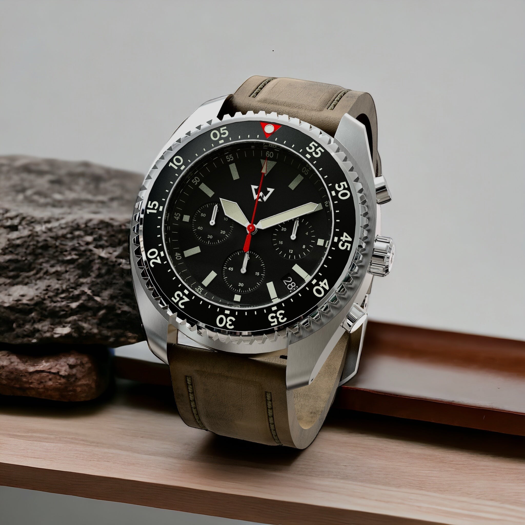 Chronos Stainless Watch, Winfield Watch co – Craft and Lore