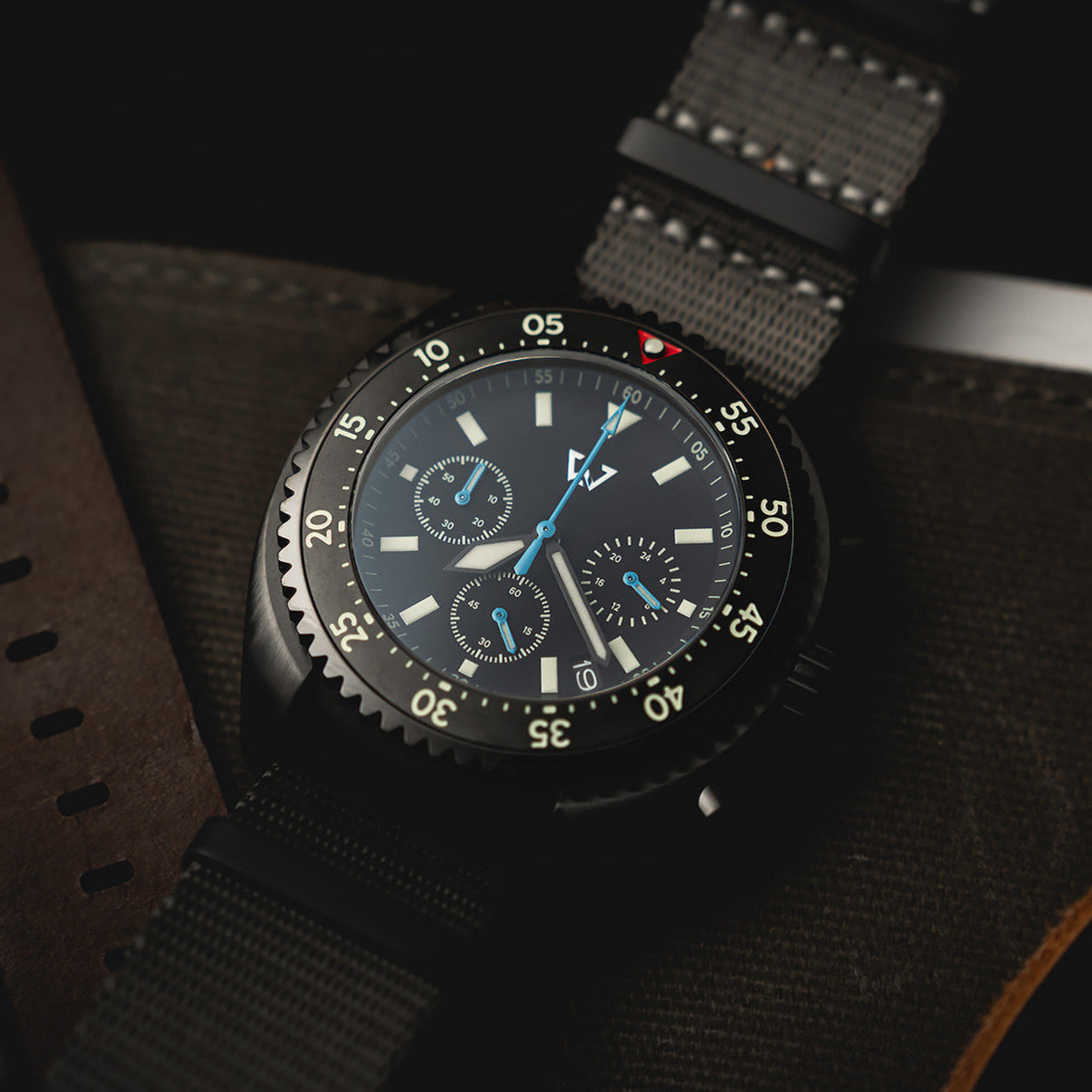 CHRONOS - Carbon - Chronograph Watch – Craft and Lore
