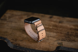 Apple Watch Leather Strap Natural
