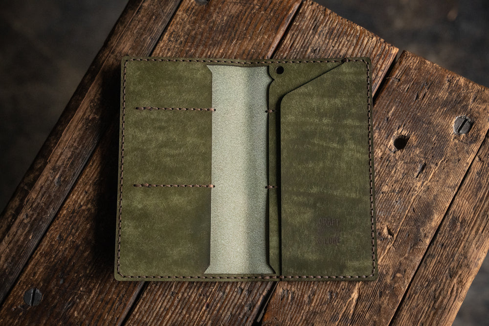 LIMITED Long Wallet Olive Pueblo