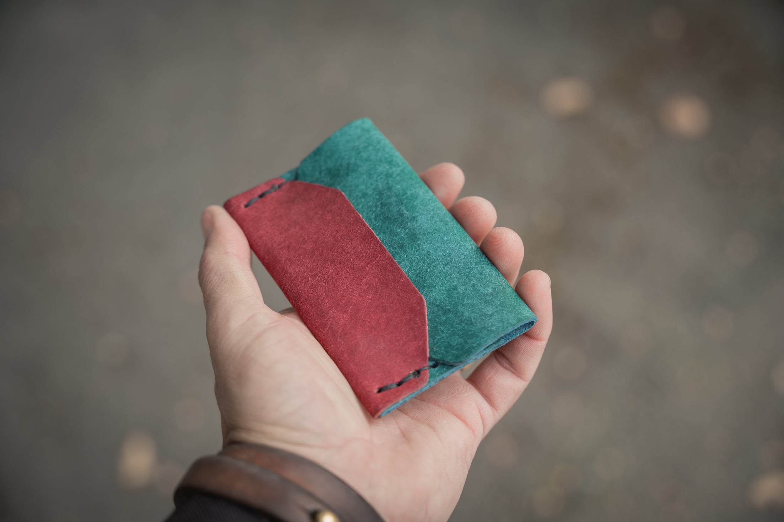 Olive and Violet Pueblo Limited Edition Handmade Leather Wallets