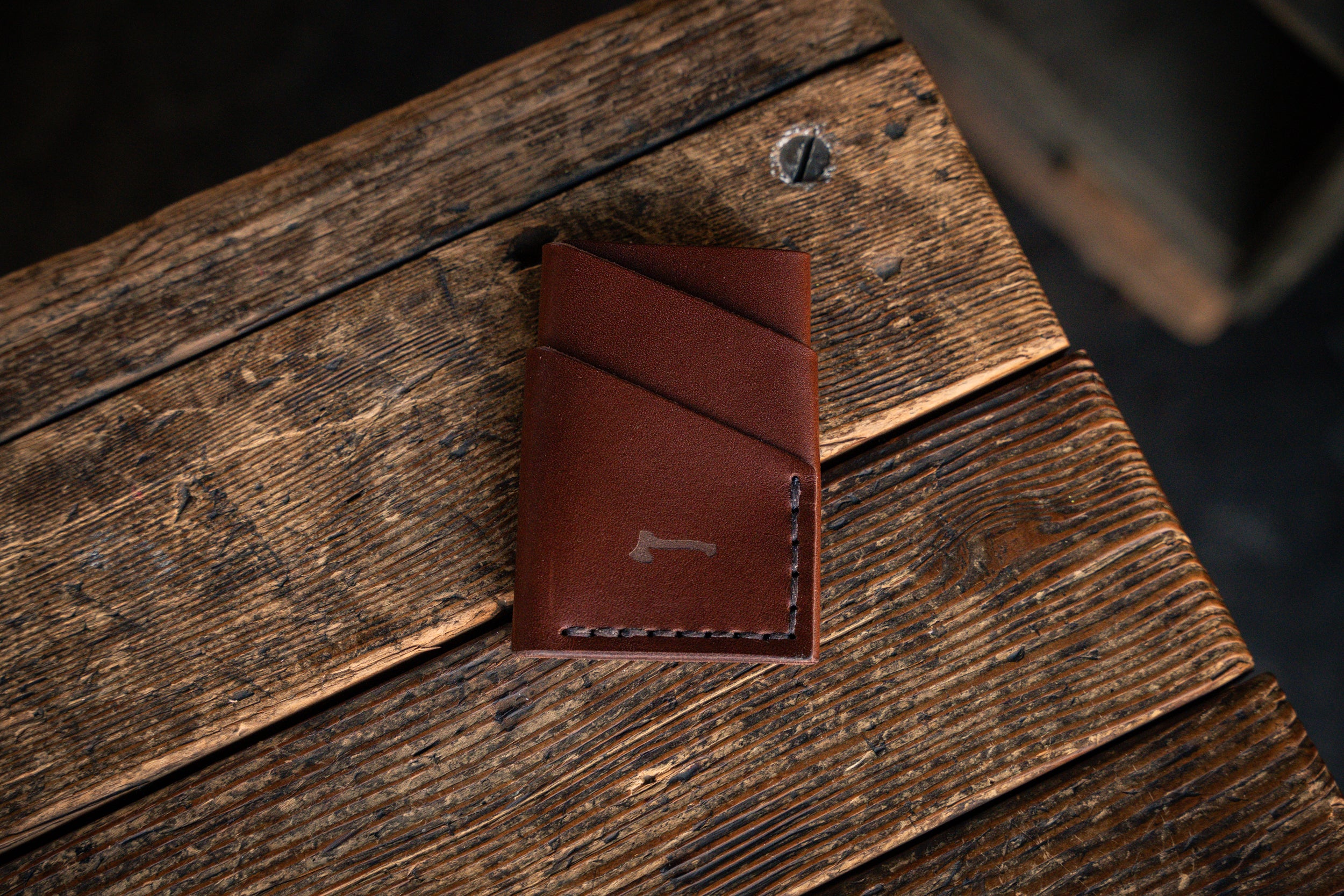 The Port Wallet, Minimal Leather USA Handmade Wallet – Craft and Lore