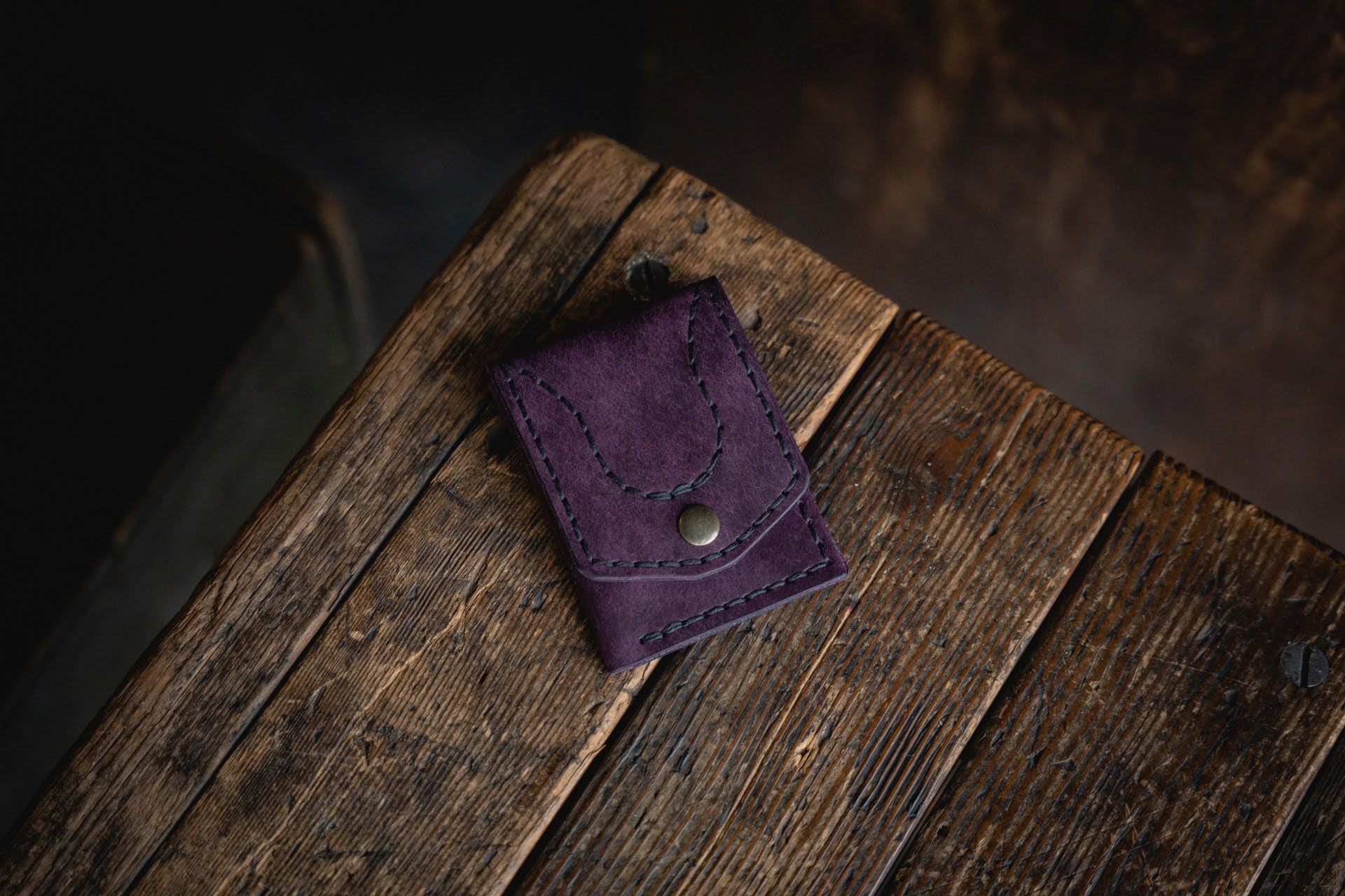 ANNAK　Pueblo Leather Money Clip ANNAK Pueblo Leather Trifold Wallet Black [AK17TA-B0060-BLK