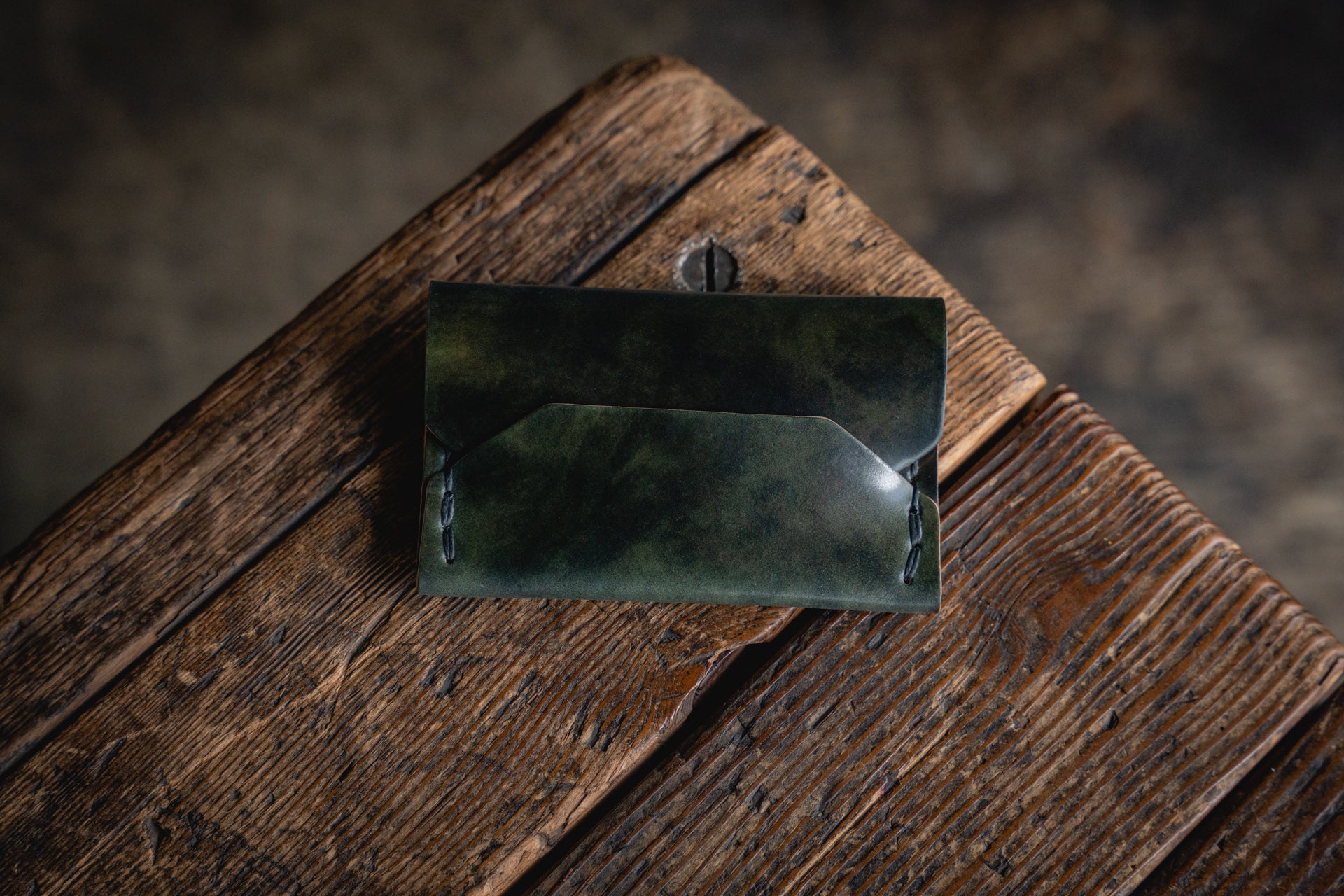 Enfold Card Wallet Rocado Shell Cordovan – Craft and Lore