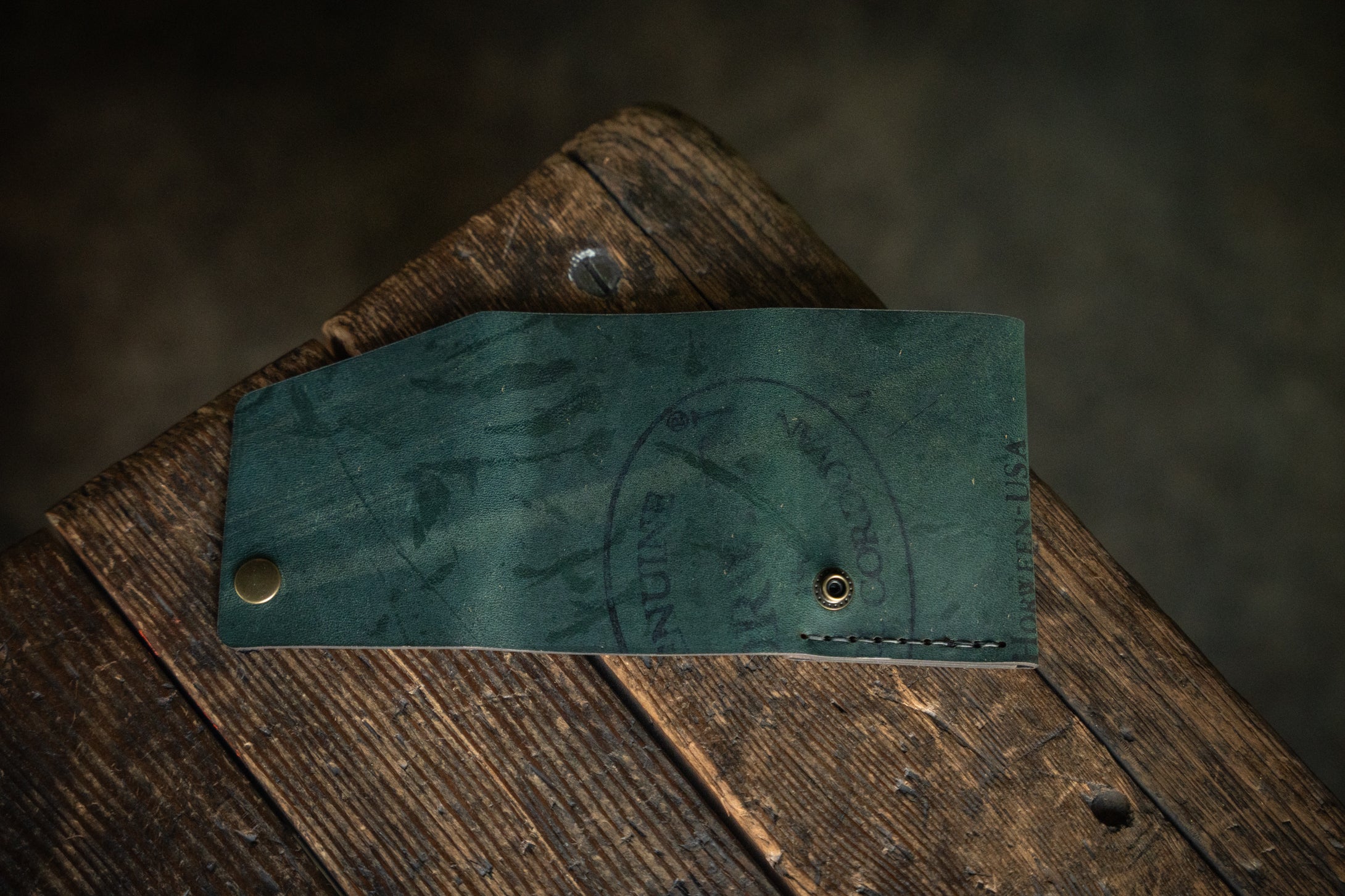 Rollout Wallet Horween Shell Cordovan, minimal handmade leather