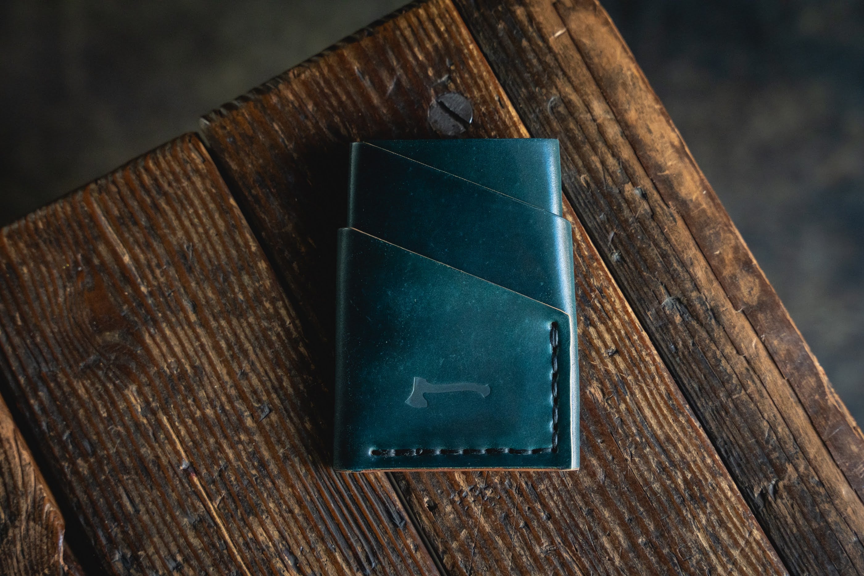 cordovan compact wallet【online limited】 Men's wallet cordovan small, Cognac | Manufactum