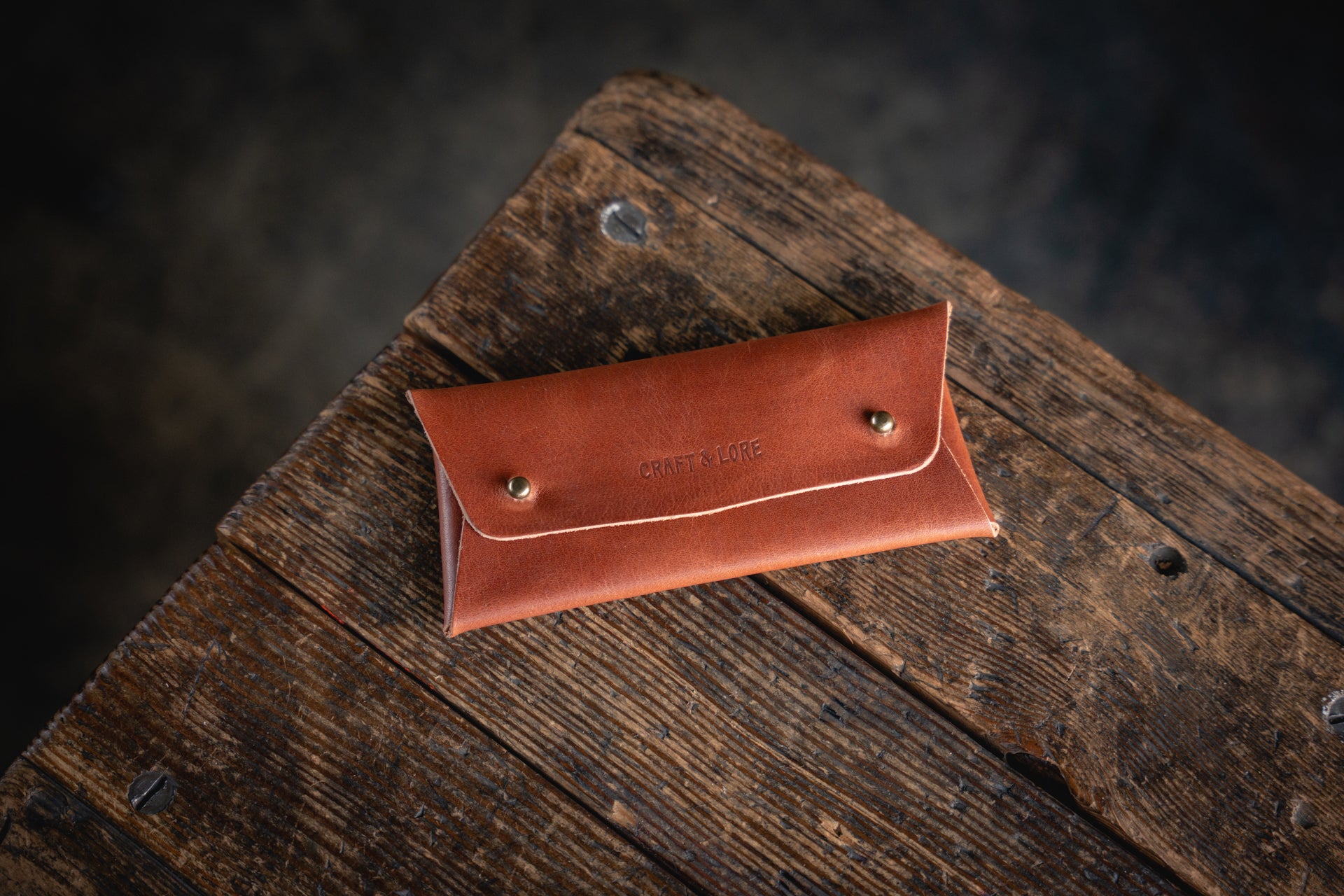 Sunnies Case leather sunglasses or electronics storage – Craft and