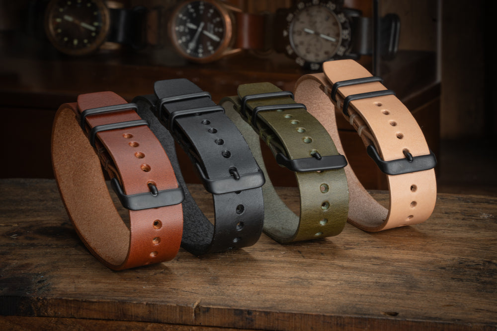 
            
                Load image into Gallery viewer, ZULU Leather Watch Strap Brown
            
        