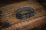 ZULU Leather Watch Strap Black