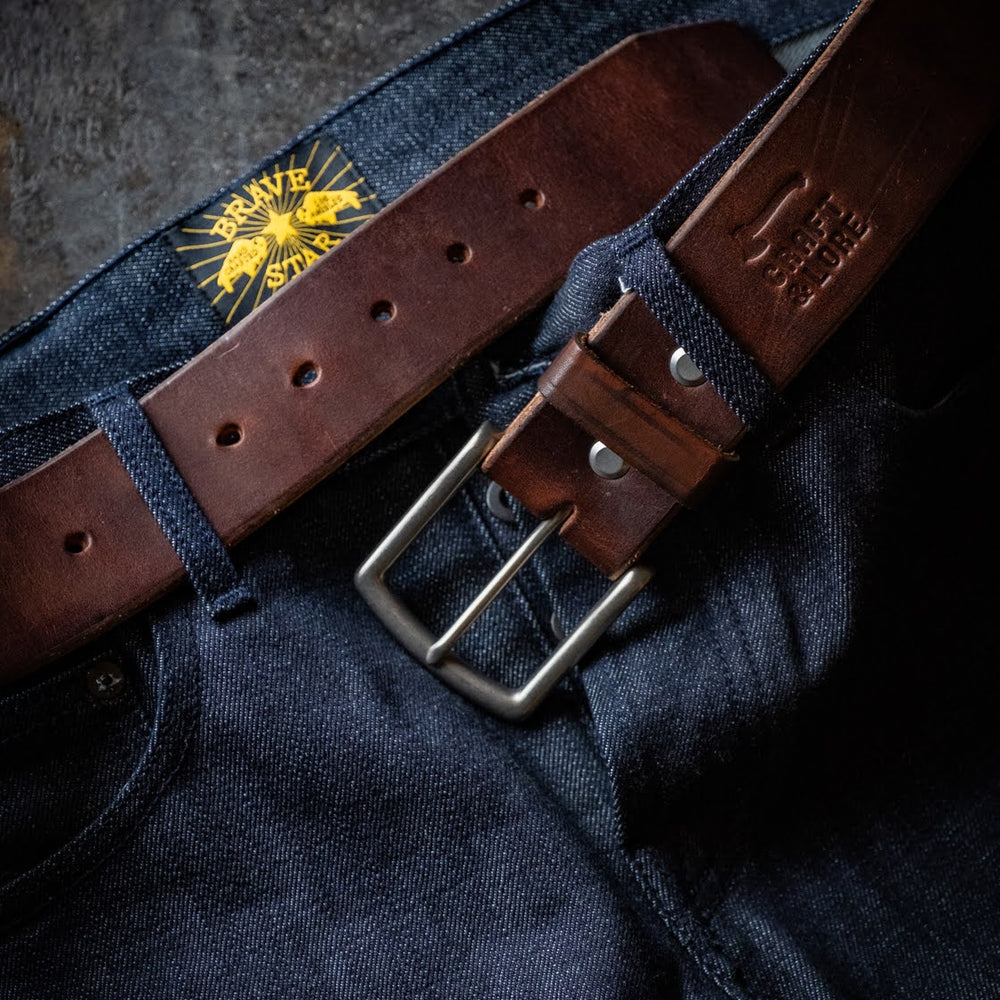 Rugged Style: The Natural Leather Belt That Only Gets Better with Age ...