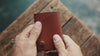 Rollout Wallet has a single pocket for cards, and nicely rolls your cash and secures with a snap