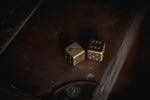 Solid Brass Dice Axmark Craft and Lore