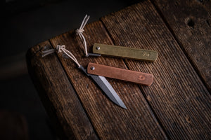Urban Husky Pocket Knife, Brass and Copper, Made in Sweden – Craft
