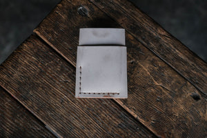 
            
                Load image into Gallery viewer, Port Wallet by Craft and Lore handmade from Ghost Whiskey leather
            
        