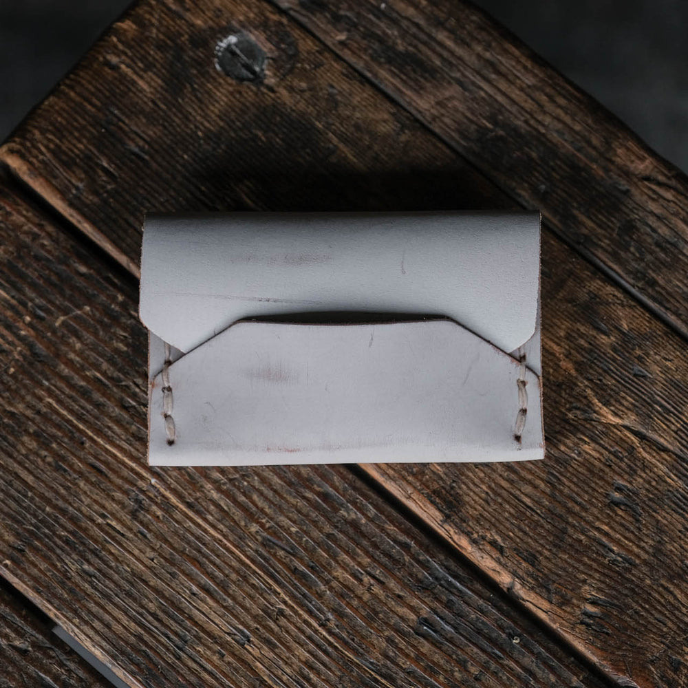 
                  
                    Enfold Card Wallet by Craft and Lore handmade from Ghost Whiskey leather
                  
                