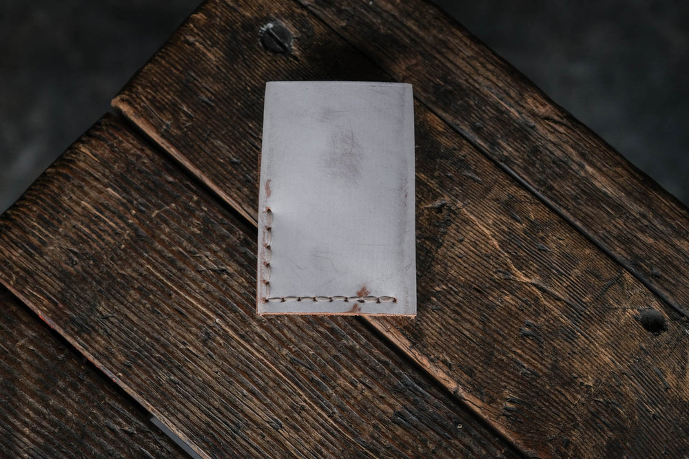 Twobit Wallet by Craft and Lore handmade from Ghost Whiskey leather
