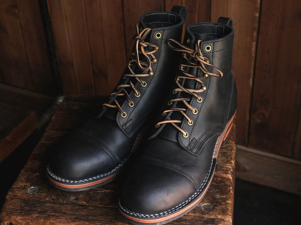  Task Boot Handmade Leather Boots Nick's Boots Spokane Durable Light Medium Duty Work Tailored USA Made
