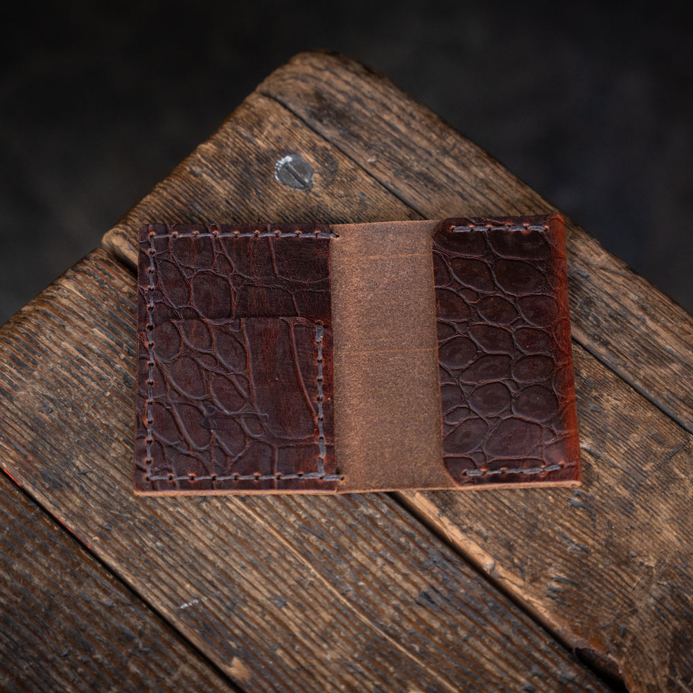 
                  
                    Harvest Gator Limited Run Handmade Leather Card Wallet Craft and Lore
                  
                