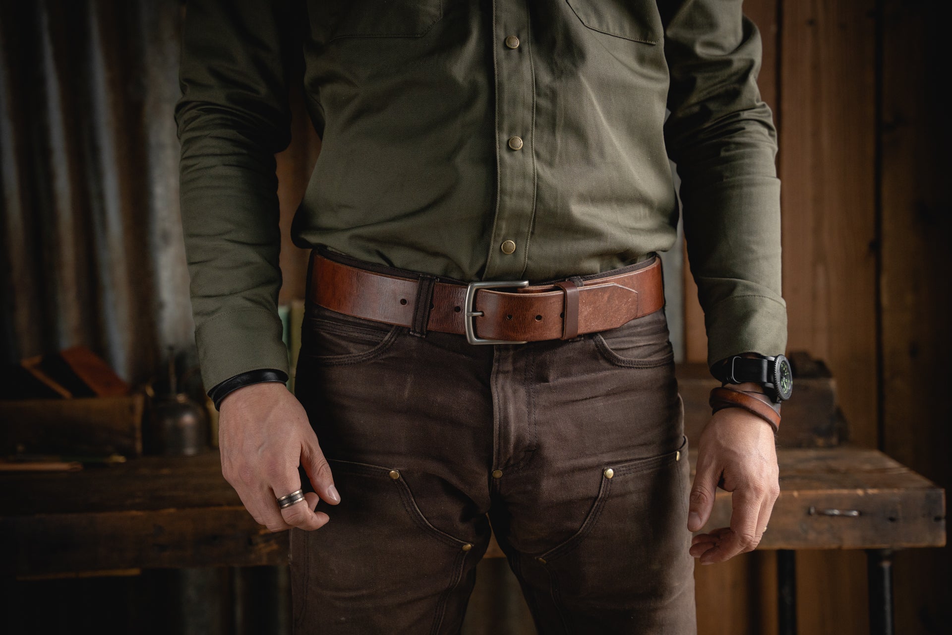 The Mountain Belt Dark Brown. 1.75