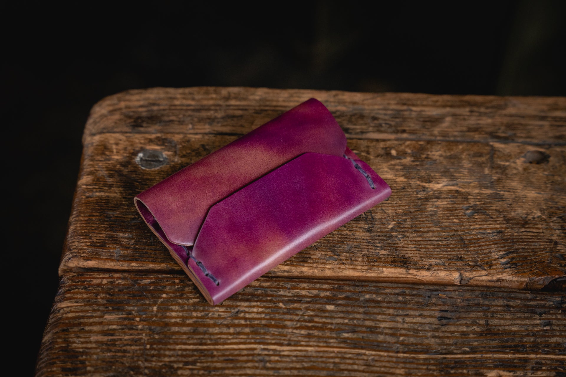 Enfold Card Wallet, Horween Shell Cordovan – Craft and Lore