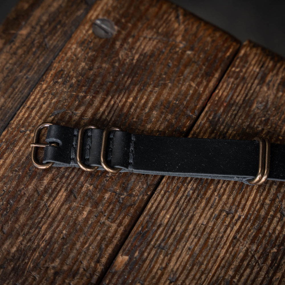 
                  
                    Handmade Leather NATO Watch Strap USA quality buttero vegetable tanned
                  
                