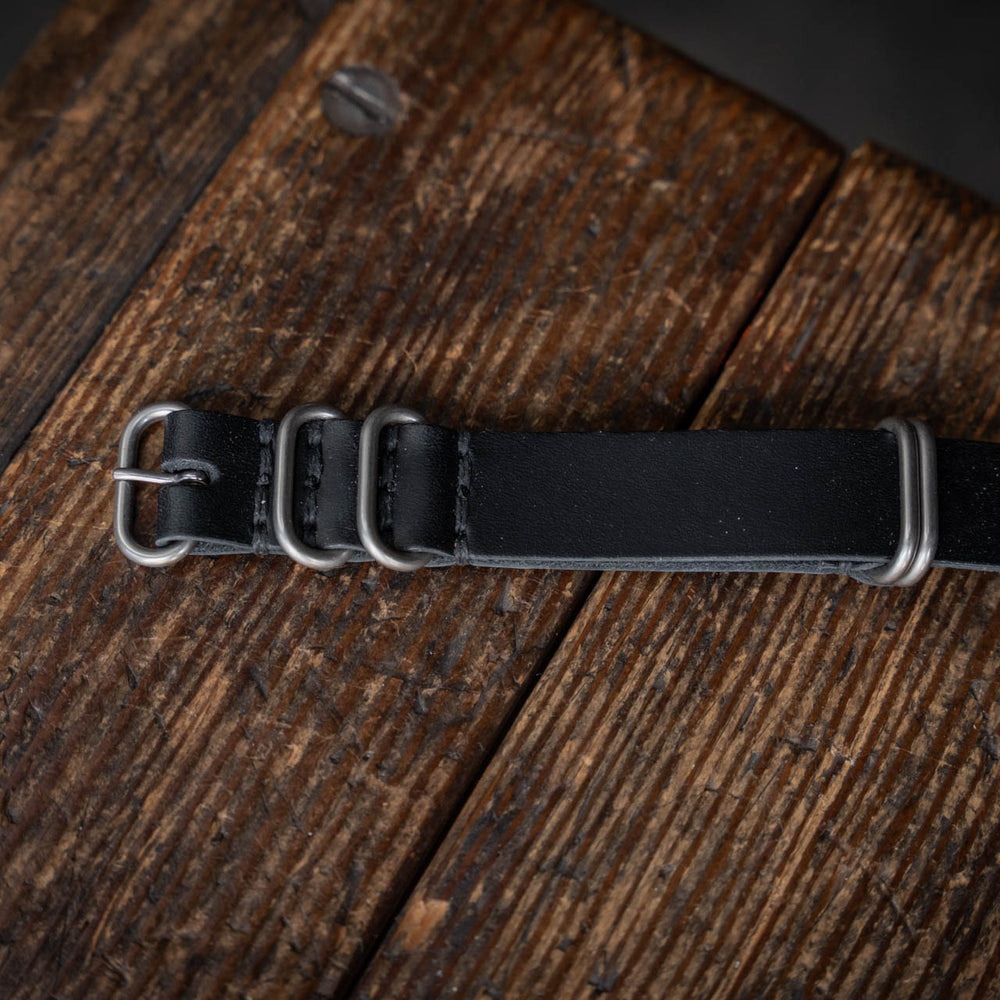 
                  
                    Handmade Leather NATO Watch Strap USA quality buttero vegetable tanned
                  
                