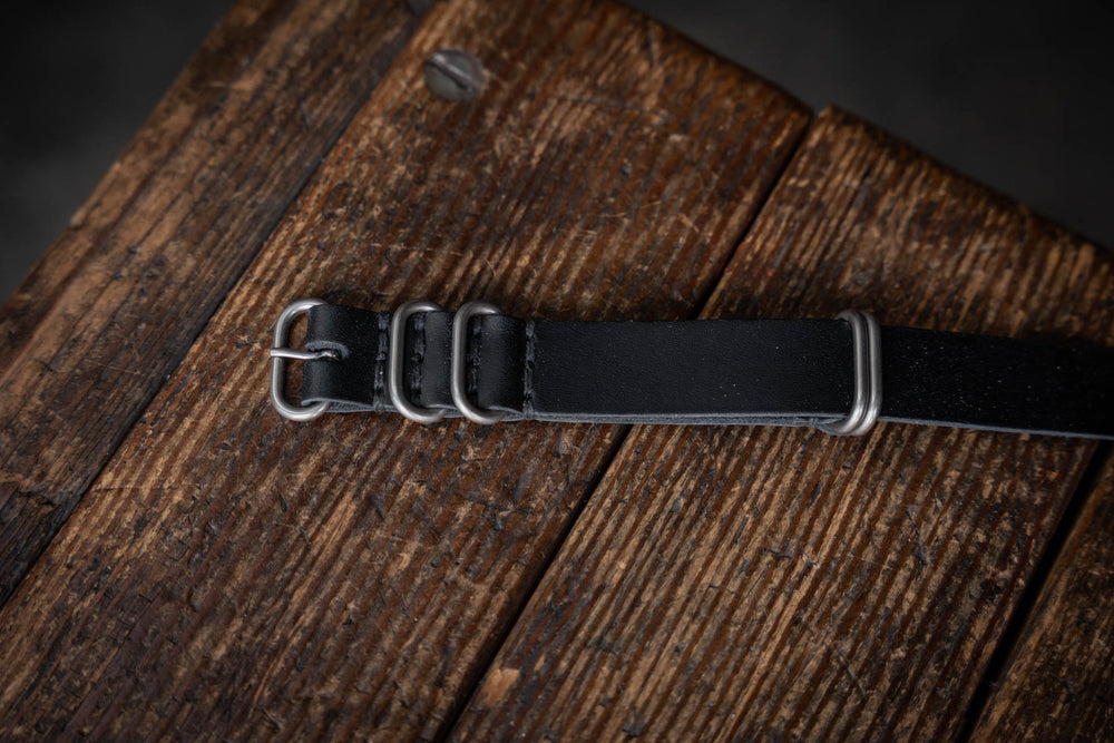 NATO Watch Strap Handmade Leather Durable Straps – Craft and Lore