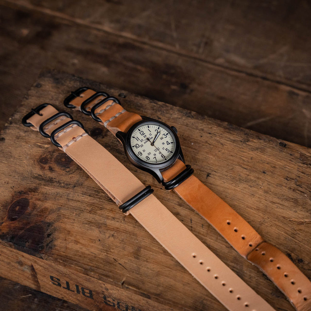 
                  
                    Handmade leather watch straps vegetable tanned durable rugged thick sturdy
                  
                