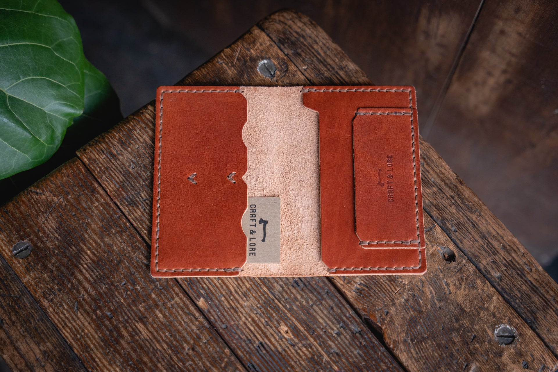 Operator Wallet, Sturdy Leather Passport and Field Notes Wallet Craft