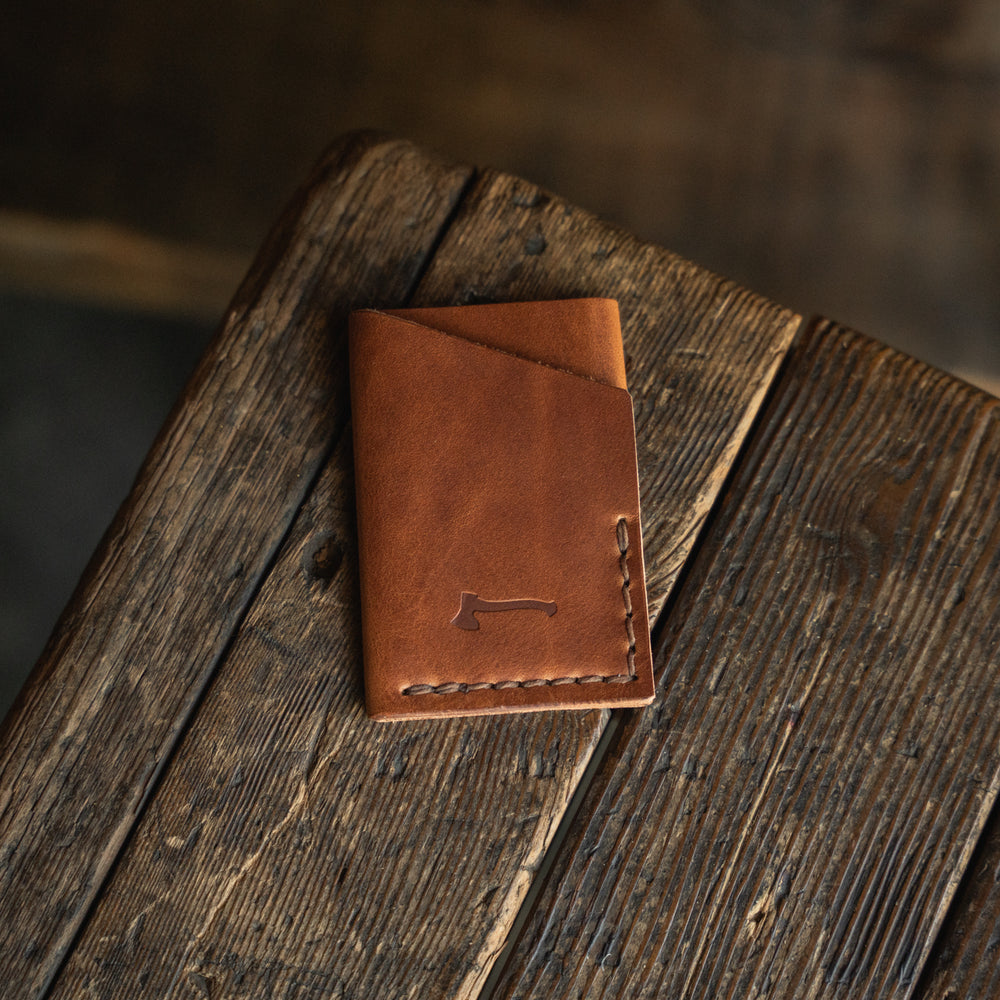 
                  
                    Twobit Wallet handmade minimal leather card usa made horween chromexcel everyday carry patina durable rugged quality
                  
                