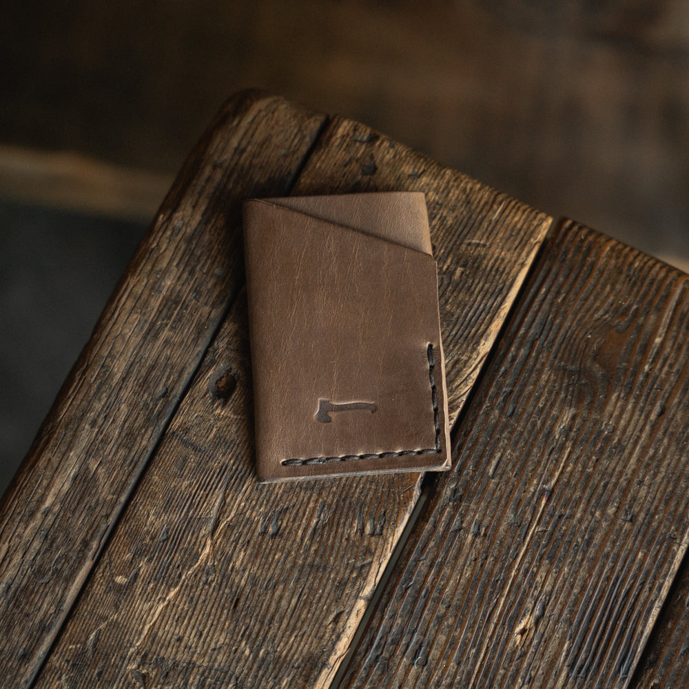 
                  
                    Twobit Wallet handmade minimal leather card usa made horween chromexcel everyday carry patina durable rugged quality
                  
                