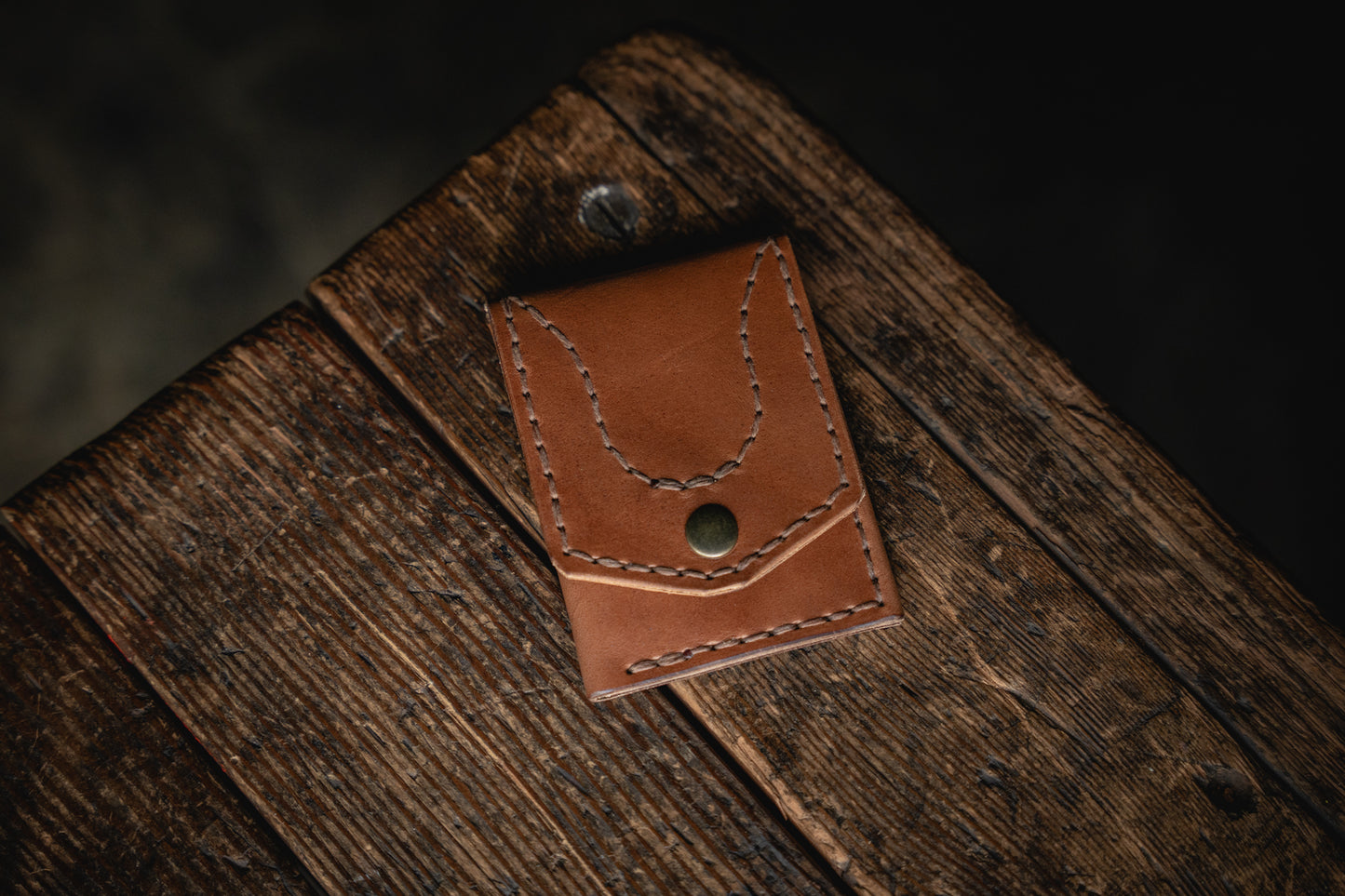 Worry Wallet Apple AirTag Coin Card Cash Handmade Leather Quality Wallet