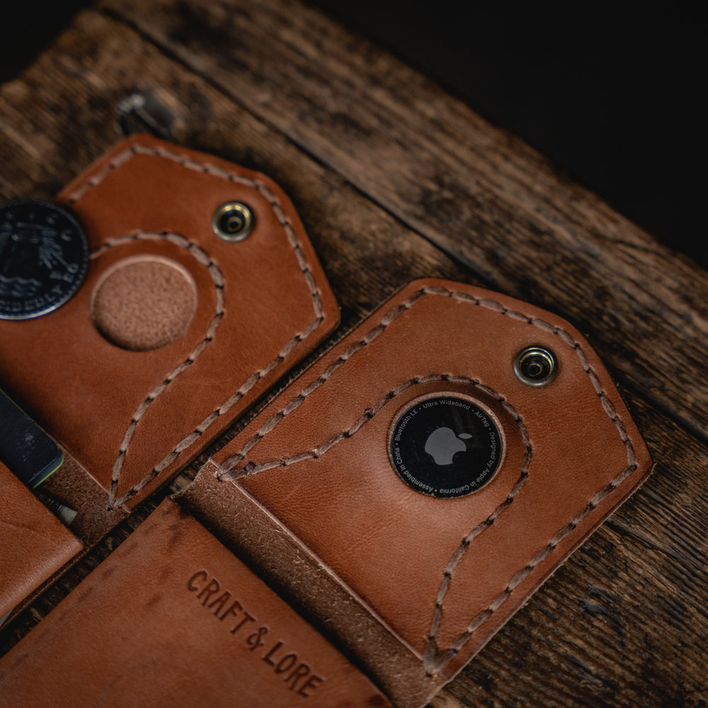 
                  
                    Worry Wallet Apple AirTag Coin Card Cash Handmade Leather Quality Wallet
                  
                