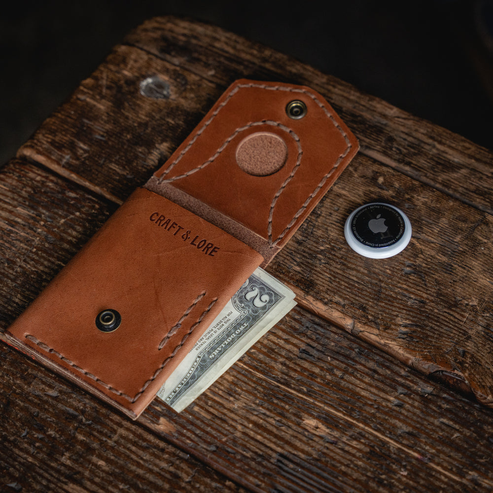 
                  
                    Worry Wallet Apple AirTag Coin Card Cash Handmade Leather Quality Wallet
                  
                