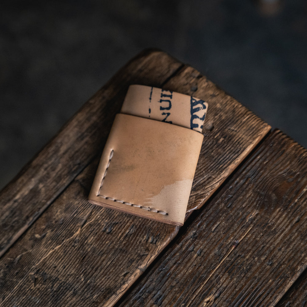 
                  
                    Horween Shell Cordovan Port Wallet by Craft and Lore handmade leather rugged durable minimal card pocket
                  
                