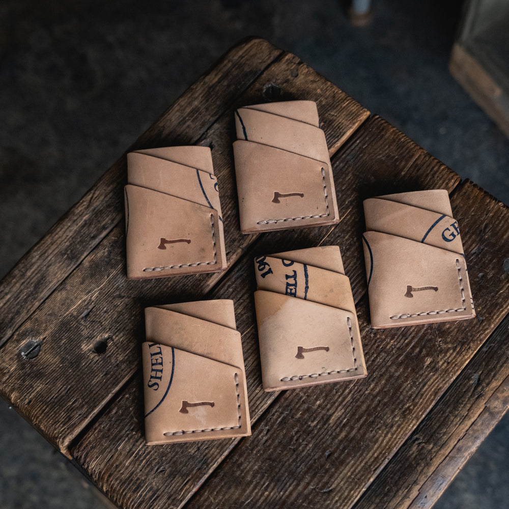 
                  
                    Horween Shell Cordovan Port Wallet by Craft and Lore handmade leather rugged durable minimal card pocket
                  
                