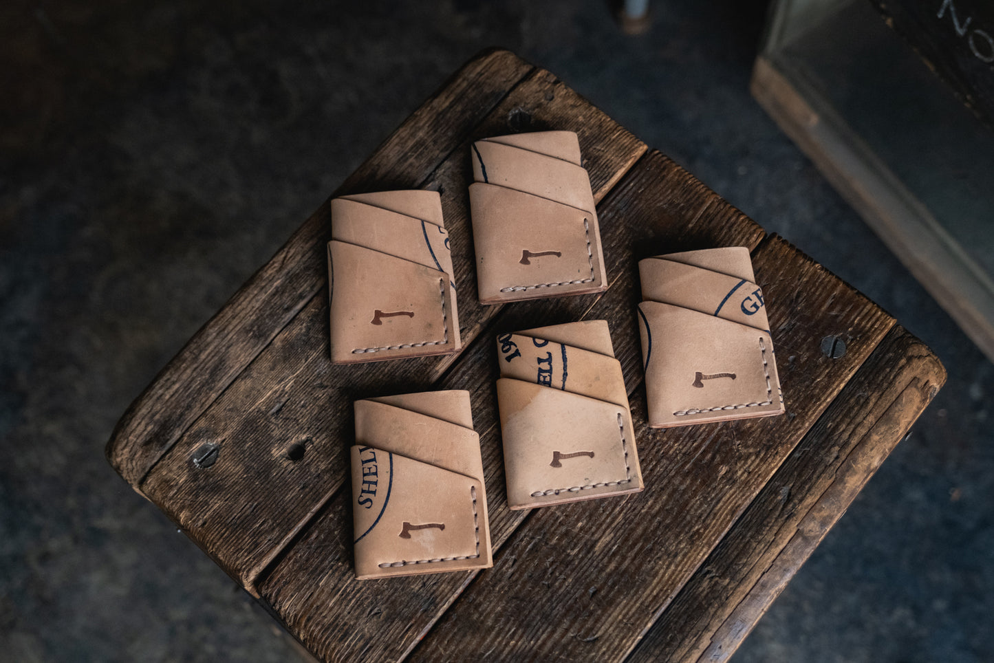 Horween Shell Cordovan Port Wallet by Craft and Lore handmade leather rugged durable minimal card pocket