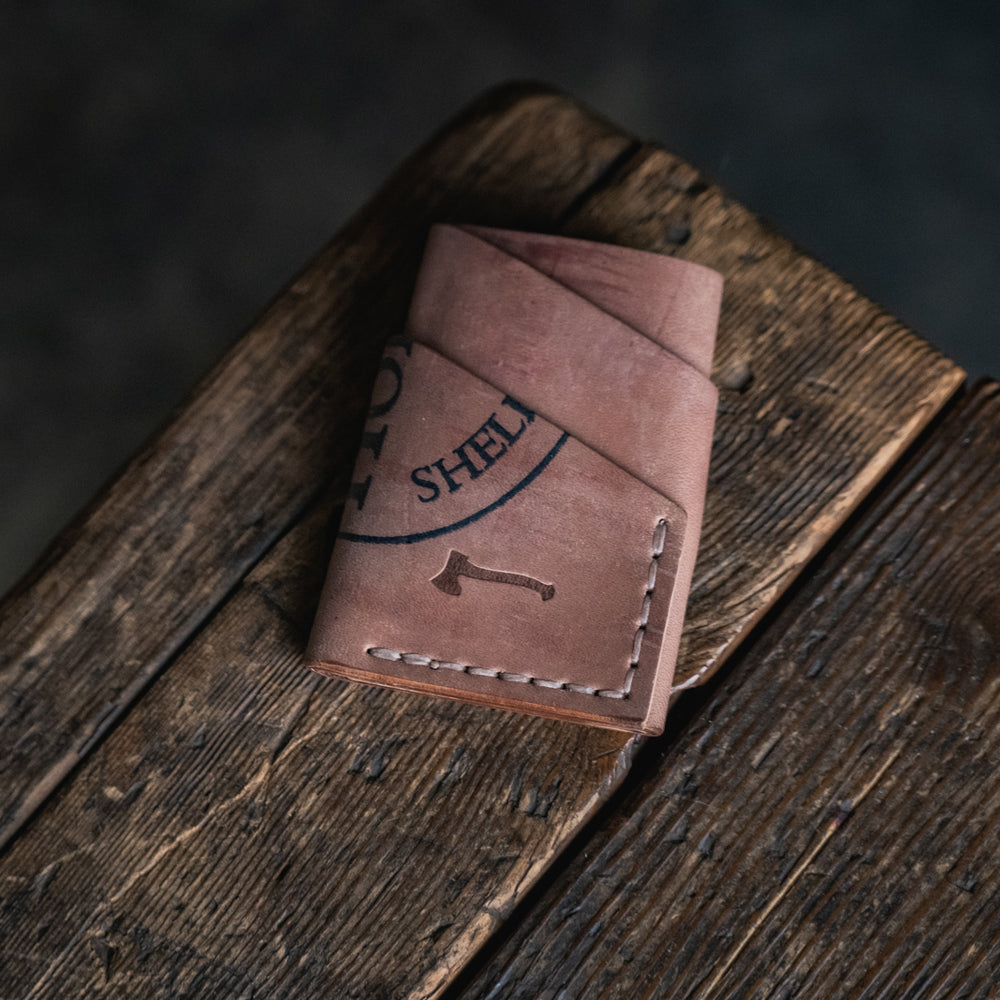 
                  
                    Horween Shell Cordovan Port Wallet by Craft and Lore handmade leather rugged durable minimal card pocket
                  
                