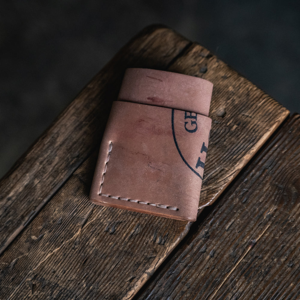 
                  
                    Horween Shell Cordovan Port Wallet by Craft and Lore handmade leather rugged durable minimal card pocket
                  
                